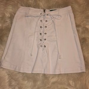 White skirt